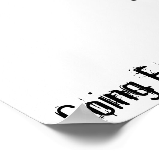 Auf das Leid Poster (Ecke)