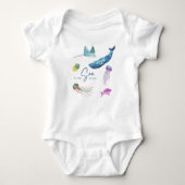 Auf das Meer gehen wir zum Baby Bodysuit Baby Strampler (Vorderseite)