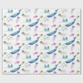 Auf das Meer gehen wir zum Wrackpapier Geschenkpapier (Flach)