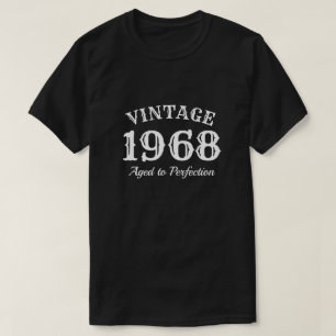 Auf das perfekte Alter gereift 1968 Herren 50. Geb T-Shirt