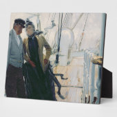 Auf Deck (Öl auf Leinwand) Fotoplatte (Seite)