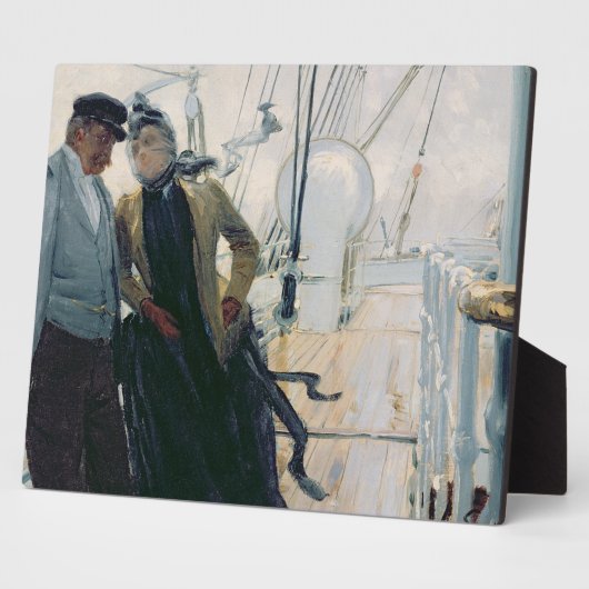 Auf Deck (Öl auf Leinwand) Fotoplatte (Seite)