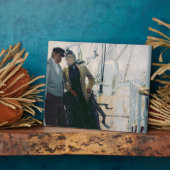 Auf Deck (Öl auf Leinwand) Fotoplatte (Seite)