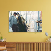 Auf Deck (Öl auf Leinwand) Leinwanddruck (Insitu (Wohnzimmer))