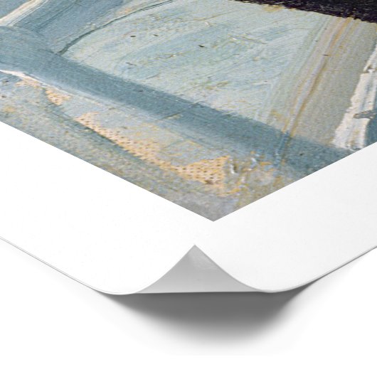 Auf Deck (Öl auf Leinwand) Poster (Ecke)