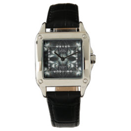 Auf deiner Reise nie aufgeben Armbanduhr