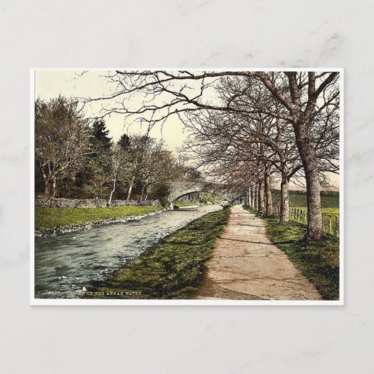 Auf dem Annan-Wasser Moffat, dem klassischen schot Postkarte (Vorderseite)