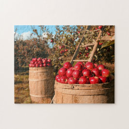 Auf dem Apfelgarten Obstbäume Foto Puzzle