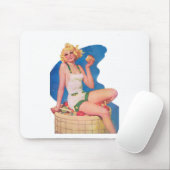 Auf dem Apfelkarren Mousepad (Mit Mouse)