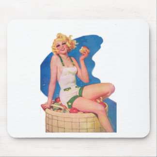 Auf dem Apple-Wagen Mousepad