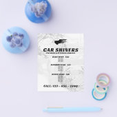 auf dem Automobillogo basierende Flyer (Einzeln)