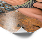 Auf dem Balkon Hot Typ LGBT Poster (Ecke)