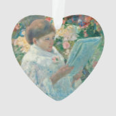 Auf dem Balkon - Mary Cassatt - Fine Art Repro Ornament (Rückseite)