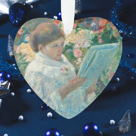 Auf dem Balkon - Mary Cassatt - Fine Art Repro Ornament