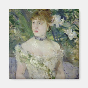 Auf dem Ball, Berthe Morisot Fine Art Magnet