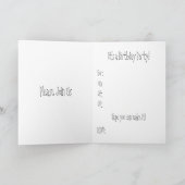 Auf dem Bauernhof - Einladung zur dritten Geburtst (Innenseite)