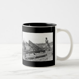 Auf dem Bauernhof in 1940 Zweifarbige Tasse