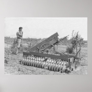 Auf dem Bauernhof in den 40er Jahren Poster