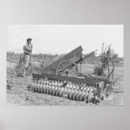 Auf dem Bauernhof in den 40er Jahren Poster (Vorne)