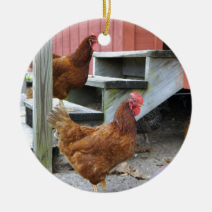 Auf dem Bauernhof Keramikornament