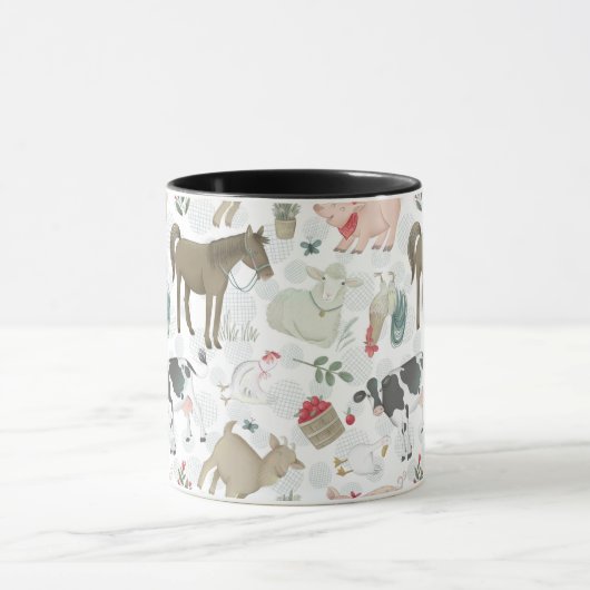 Auf dem Bauernhof Land Schwarze Tasse (Zentrum)