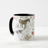 Auf dem Bauernhof Land Schwarze Tasse (Vorderseite Links)