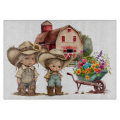 Auf dem Bauernhof Schneidebrett (Vorderseite)