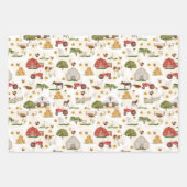 Auf dem Bauernhof - Tiere Geschenkpapier Set (Vorderseite)