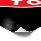 AUF DEM BEGEISTERTEN KNEE IST KEINE MÖGLICHKEIT FR POSTER (Ecke)