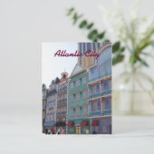 Auf dem Boardwalk - Atlantic City, NJ Postkarte (Stehend Vorderseite)