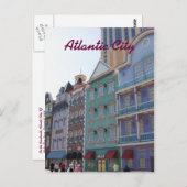 Auf dem Boardwalk - Atlantic City, NJ Postkarte (Vorne/Hinten)