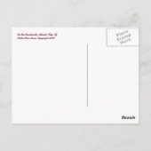 Auf dem Boardwalk - Atlantic City, NJ Postkarte (Rückseite)