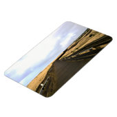 Auf dem Boardwalk, Long Beach, Washington Magnet (Linke Seite)