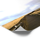 Auf dem Boardwalk, Long Beach, Washington Poster (Ecke)