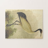 Auf dem Bodenpuzzle Stehender Vogel Puzzle (Horizontal)