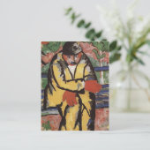 Auf dem Boulevard von Kazimir Malevich Postkarte (Stehend Vorderseite)