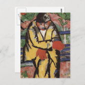 Auf dem Boulevard von Kazimir Malevich Postkarte (Vorne/Hinten)