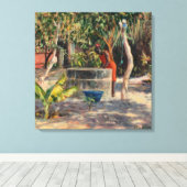 Auf dem Brunnen 2006 Leinwanddruck (Insitu (Holzboden))