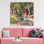 Auf dem Brunnen 2006 Leinwanddruck (Insitu (Wohnzimmer))