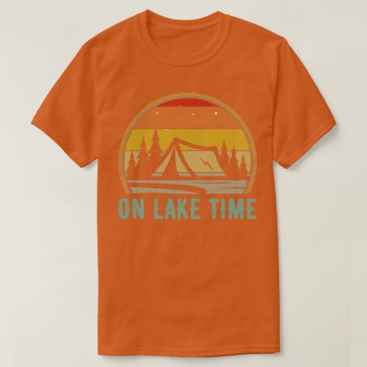 Auf dem Camping Lago Maggiore T-Shirt (Design vorne)