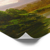Auf dem Catskill Creek, Sunset (Cole 1845-47) Poster (Ecke)