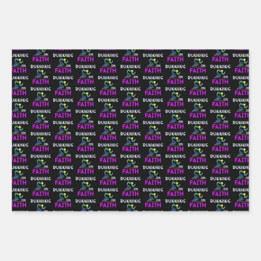 Auf dem Christlichen Zweitplatzierten des Glaubens Geschenkpapier Set (Vorderseite 2)