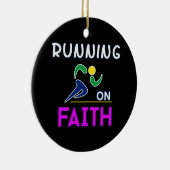 Auf dem Christlichen Zweitplatzierten des Glaubens Keramik Ornament (Rechts)