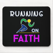 Auf dem Christlichen Zweitplatzierten des Glaubens Mousepad (Vorne)