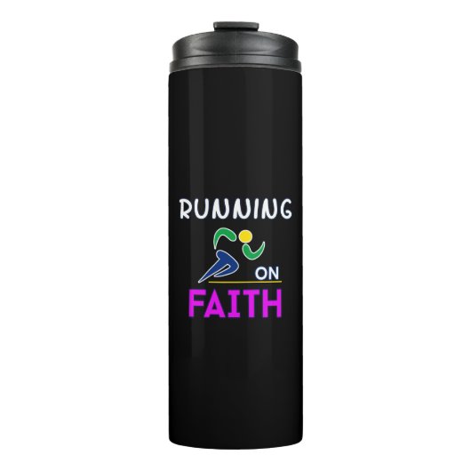 Auf dem Christlichen Zweitplatzierten des Glaubens Thermosbecher (Vorderseite)