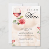 Auf dem Cloud Wine Weinkeller und Weine des Mendri Einladung (Vorderseite)