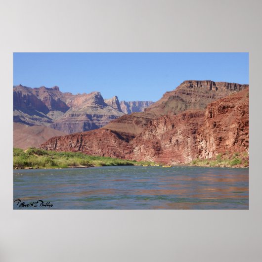 Auf dem Colorado River bei Grand Canyon Fotograf Poster (Vorne)