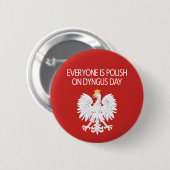 Auf dem Dyngus-Day-Button für alle Polnisch Button (Vorne & Hinten)