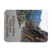 Auf dem Edge Colorado Million Dollar Highway Magnet (Horizontal)
