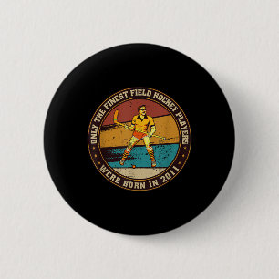 Auf dem Feld-Hockey-Spieler, die 2011 geboren wurd Button